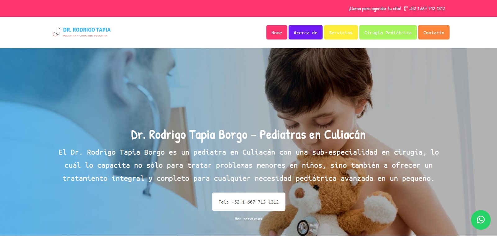 Sitio web de Dr. Rodrigo Tapia – Pediatra