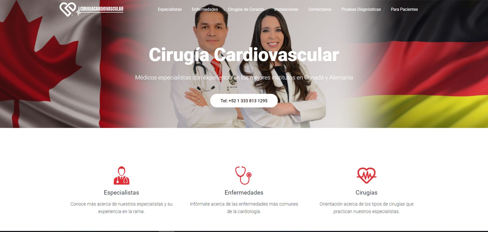 Sitio web de Cirugía Cardiovascular