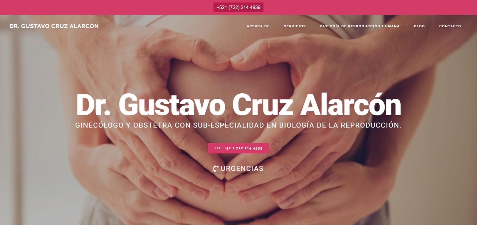 Sitio web de Dr. Gustavo Cruz Alarcón – Ginecólogo