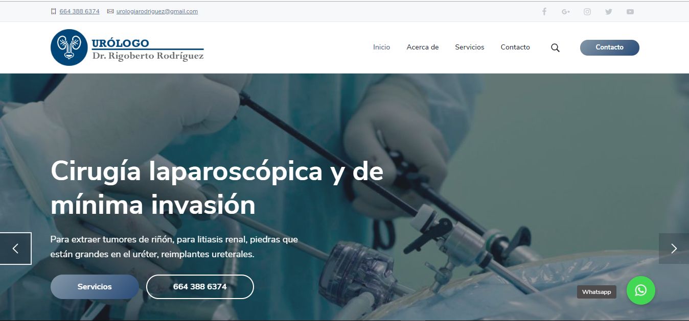 Sitio web de Dr. Rigoberto Rodríguez – Urólogo