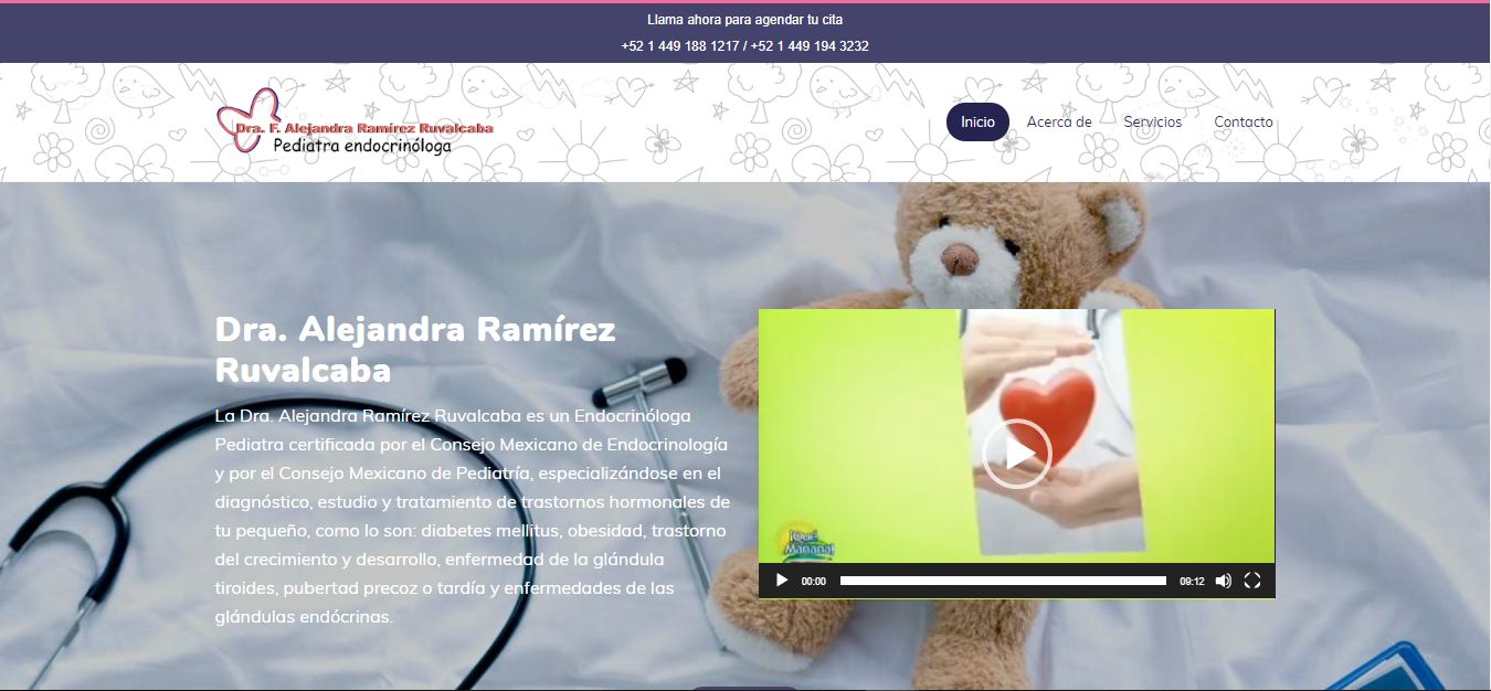 Sitio web de Dra. Alejandra Ramírez Ruvalcaba – Endocrinóloga Pediatra
