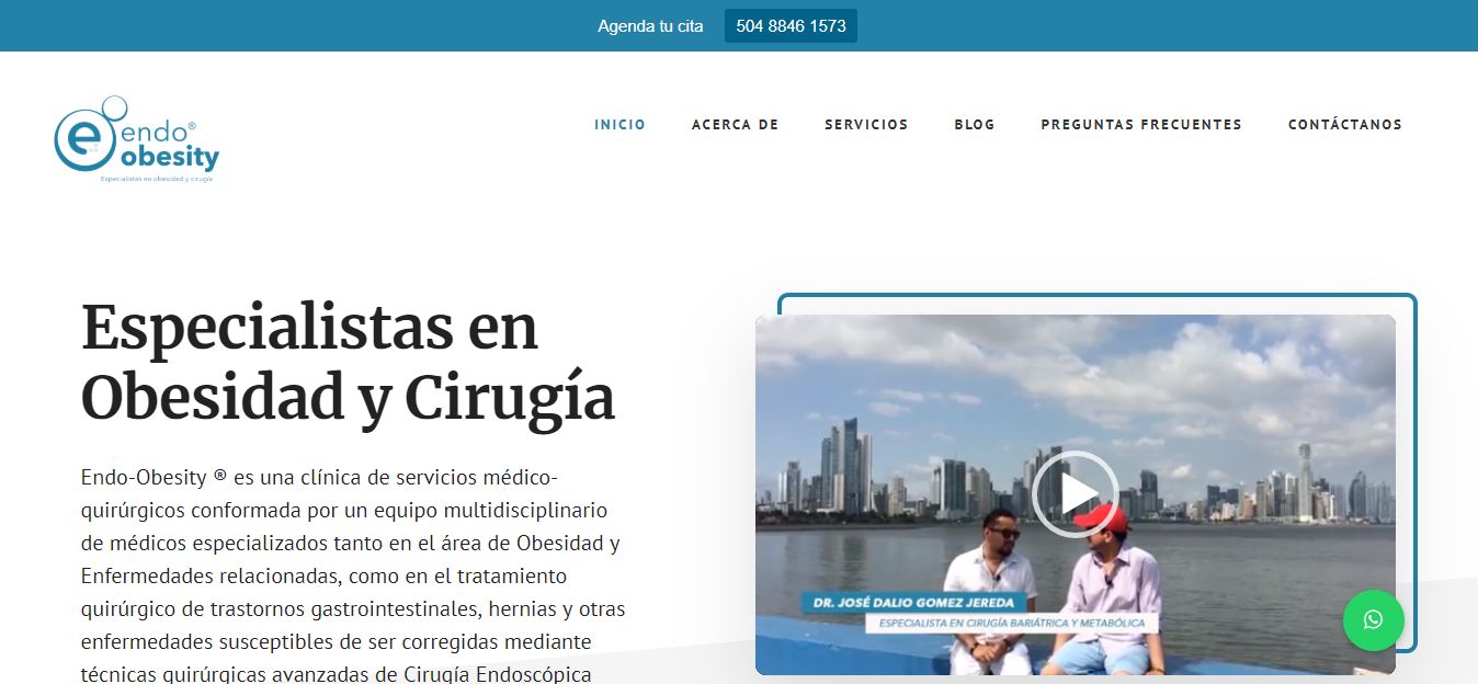 Sitio web de Endo-Obesity – Especialistas en Obesidad y Cirugía