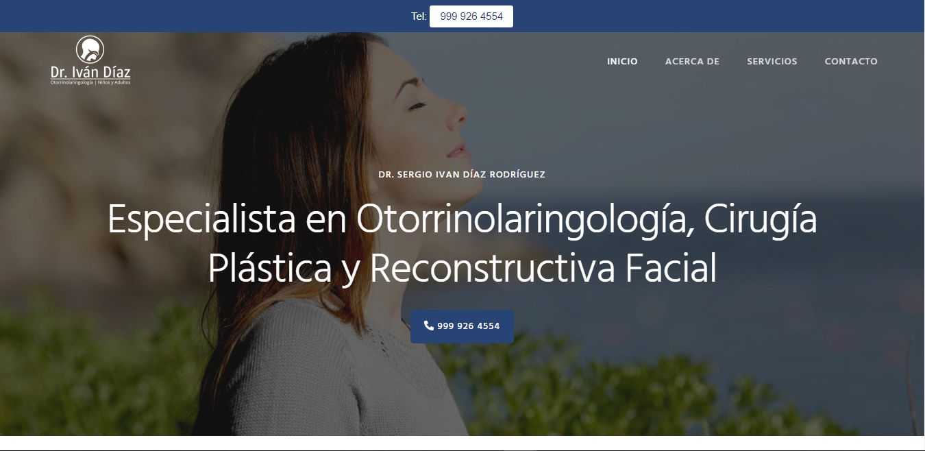 Sitio web de Otorrino en Mérida – Dr. Iván Díaz Rodríguez