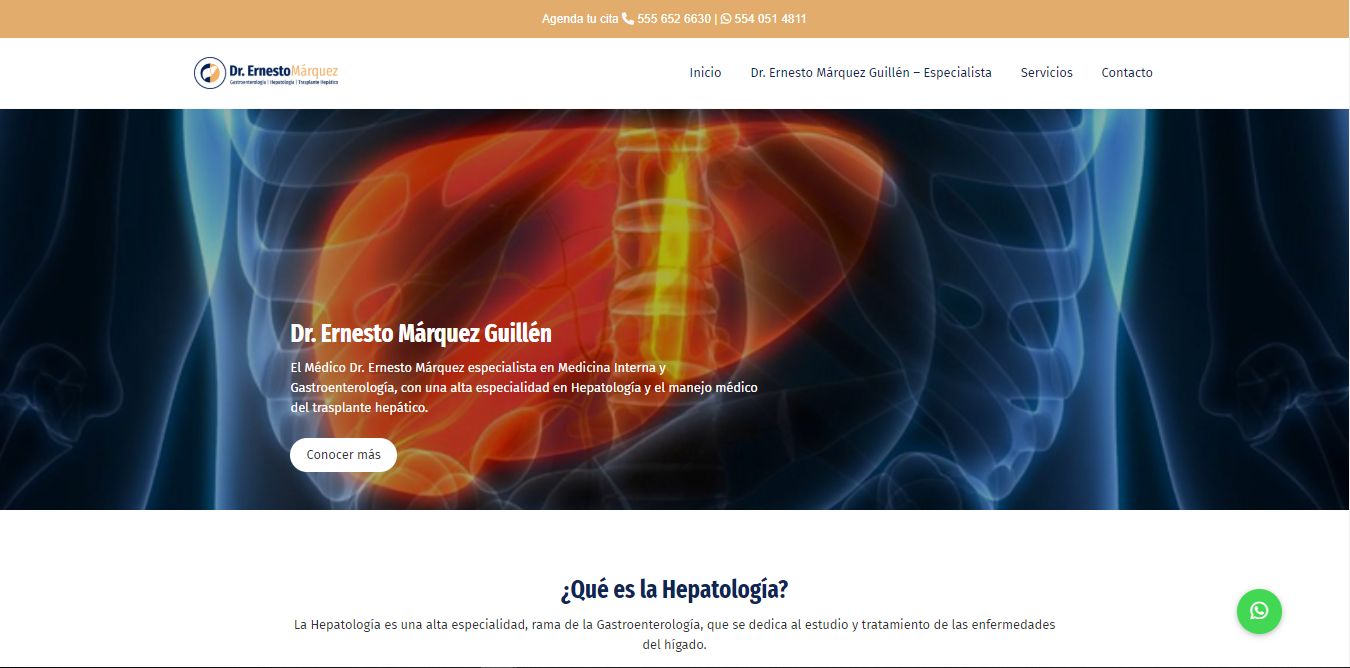 Sitio web de Hepátologo en CDMX – Dr. Ernesto Márquez Guillén
