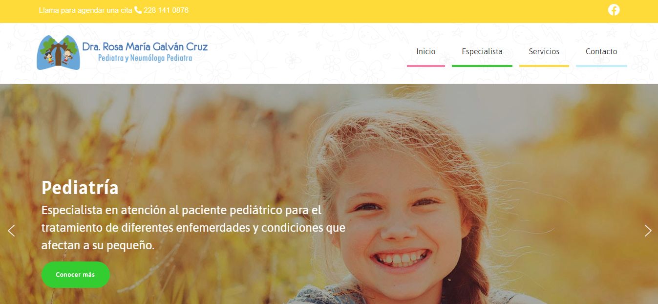 Sitio web de Pediatras en Xalapa – Dra. Rosa María Galván Cruz