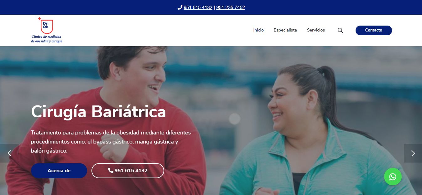 Sitio web de Cirujano Bariatra en Oaxaca – Dr. Jorge Perez Cruz