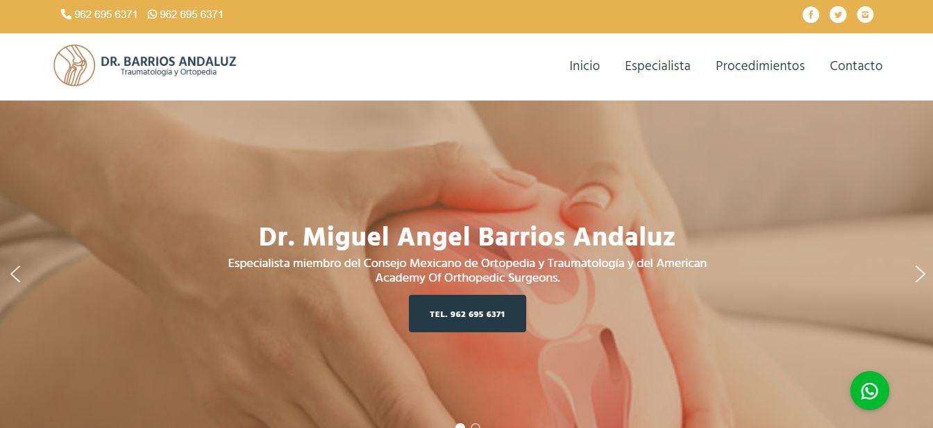 Sitio web de Dr. Miguel Angel Barrios Andaluz