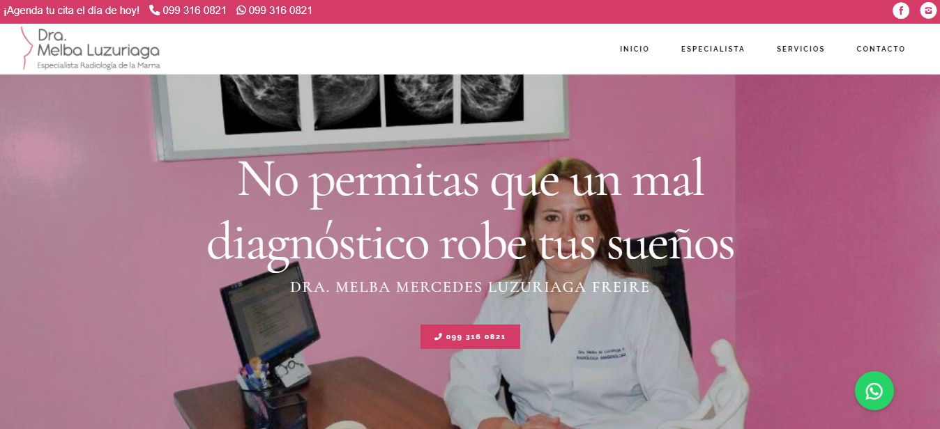 Sitio web de Dra. Melba Luzuriaga