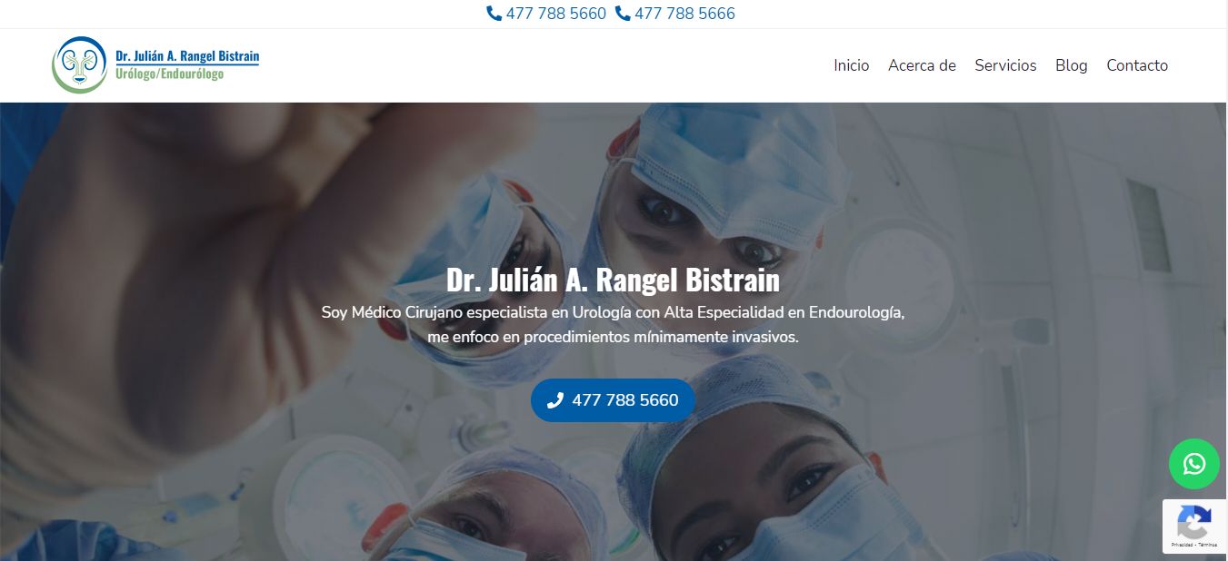 Sitio web de Urólogo en León – Dr. Julián Rangel