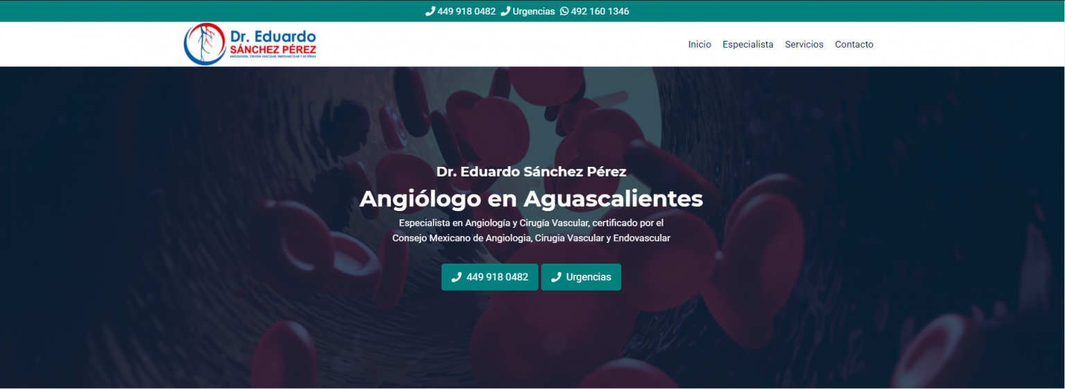 Angiólogo en Aguascalientes - Dr. Eduardo Sánchez Pérez