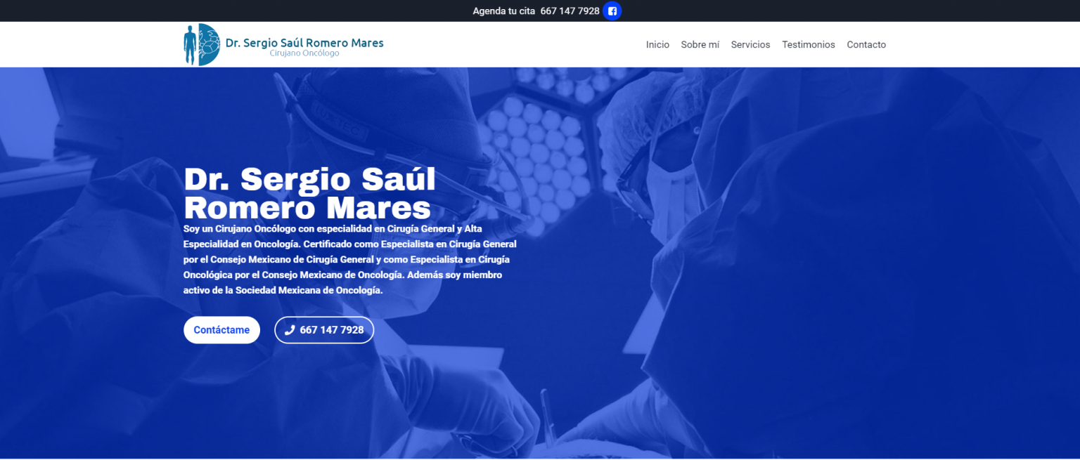 Oncólogo en Culiacán - Dr. Sergio Saúl Romero Mares