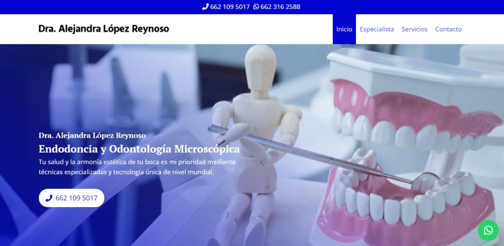 Sitio web de Endodoncia y Odontología Microscópica – Dra. Alejandra López