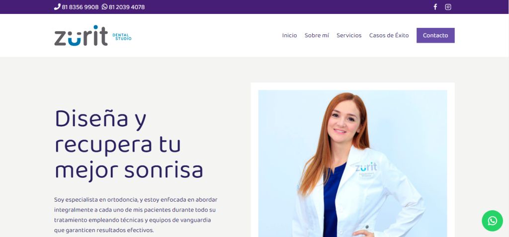Sitio web de Ortodoncista en Monterrey – Dra. Natalia Denisse Gómez Servín