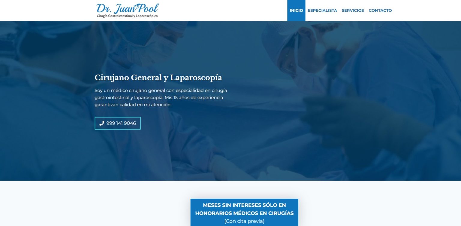 Cirujano General en Mérida - Dr. Juan Manuel Pool