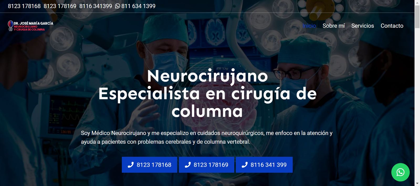 Sitio web de Dr. José María García – Neurocirujano en Monterrey