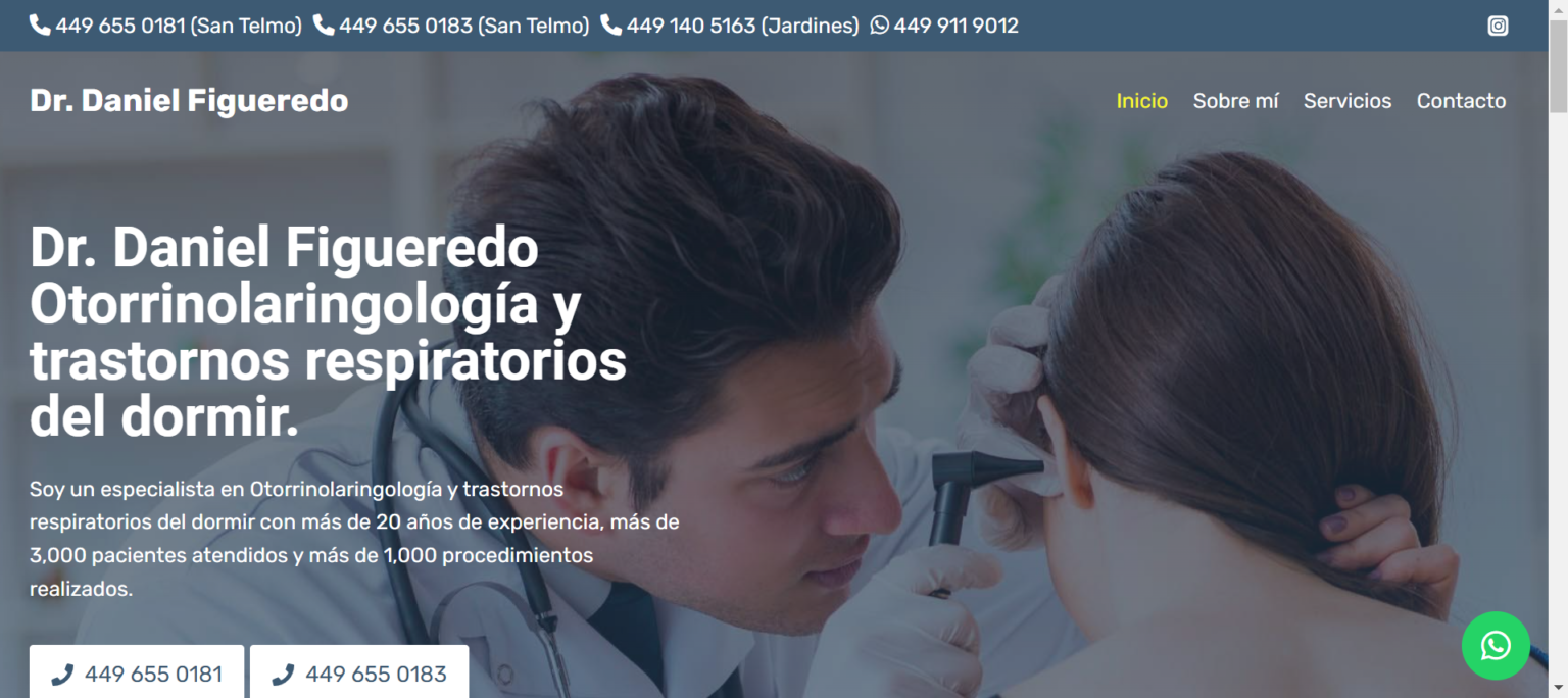 Dr. Daniel Figueredo Ballesteros, Otorrinolaringólogo