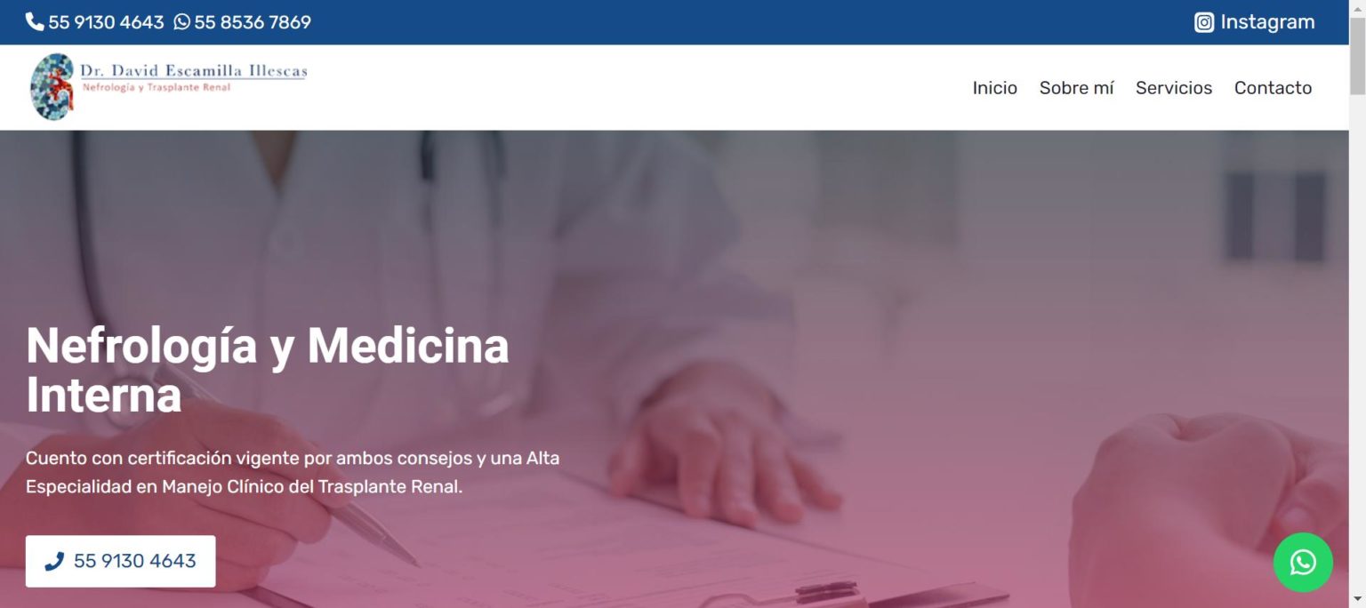 Dr. David Escamilla Illescas - Nefrología en CDMX