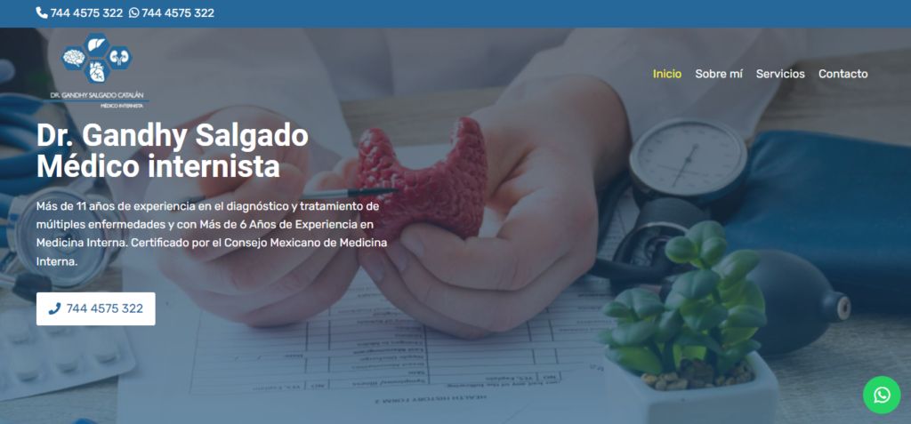 Sitio web de Dr. Gandhy Salgado – Médico Internista