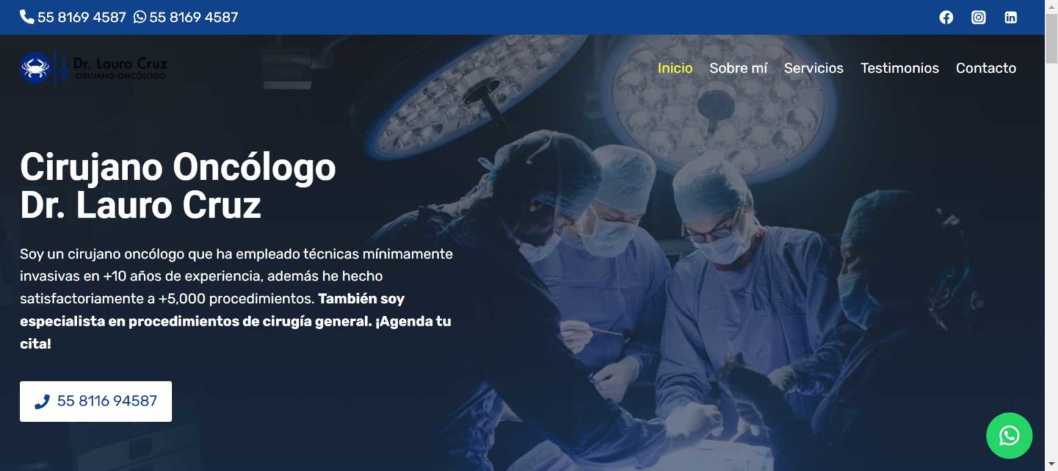 Dr. Lauro Cruz Cruz - Cirujano Oncólogo en Pachuca