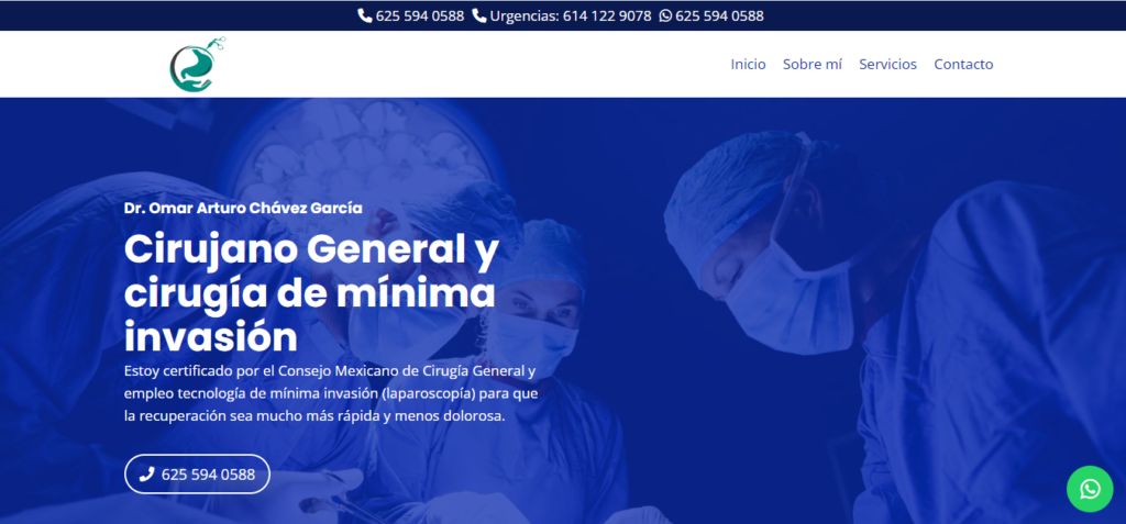 Sitio web de Dr. Omar Arturo Chávez García –