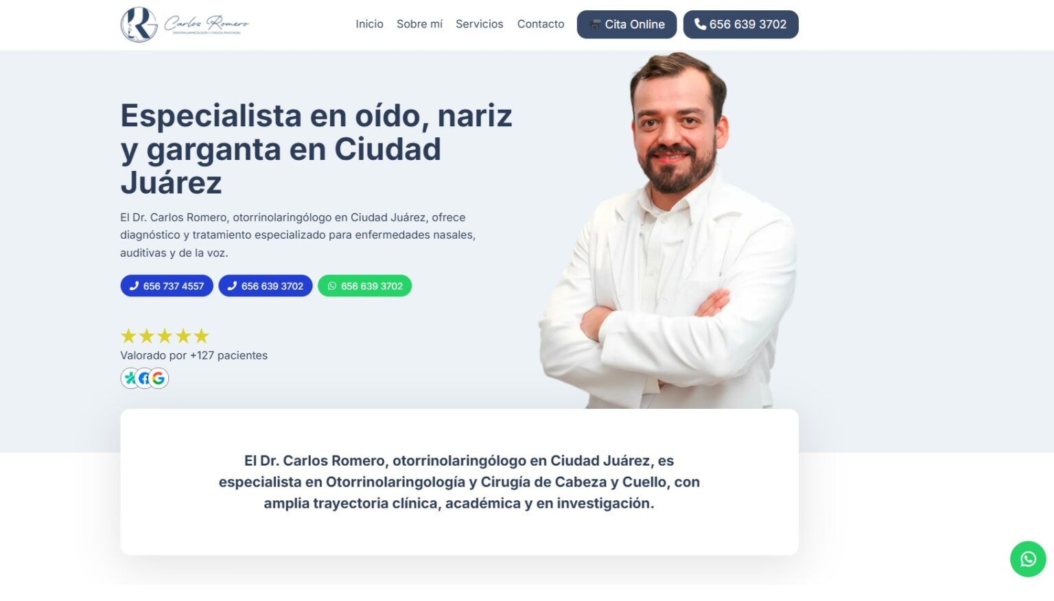 Portada Dr Carlos Romero