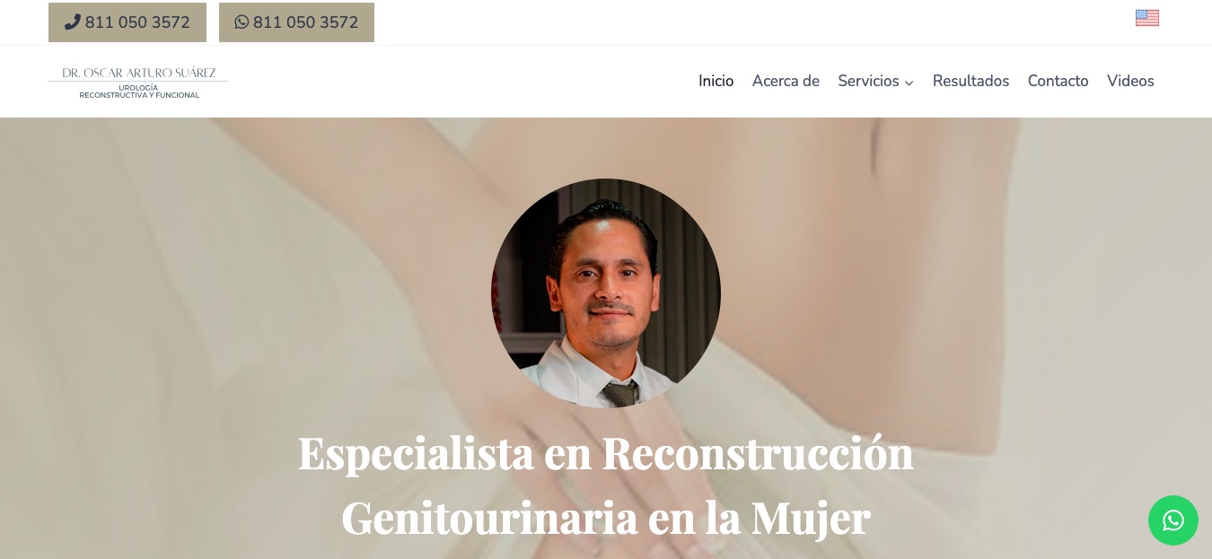 Sitio web de Dr. Oscar Arturo Suárez – Urología Reconstructiva y Funcional en Monterrey